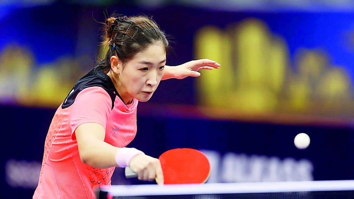 Chinese star Liu Shiwen in action at Qatar Open in Doha yesterday.