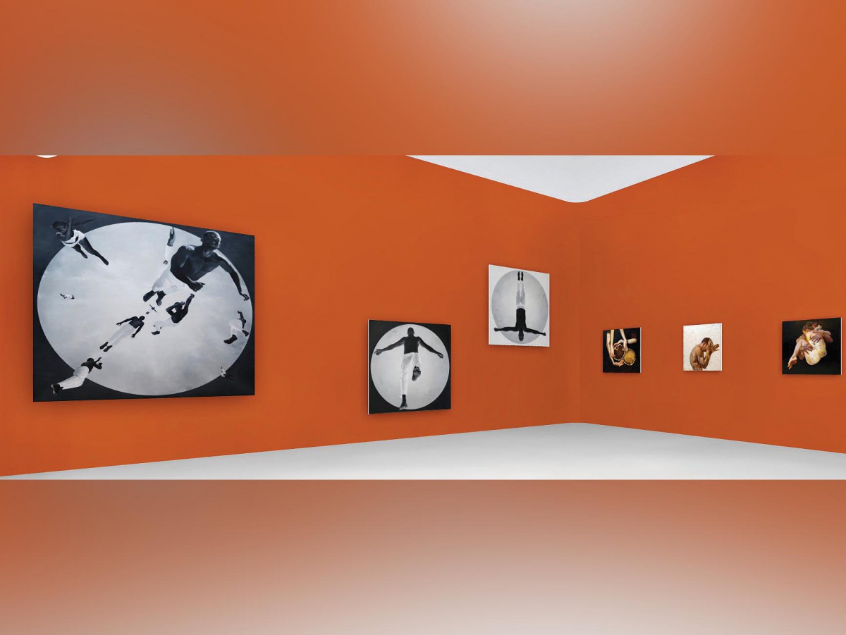 Some of the artworks on show at the first exhibition launched by  “Ukraine: New Era Art” virtual museum.