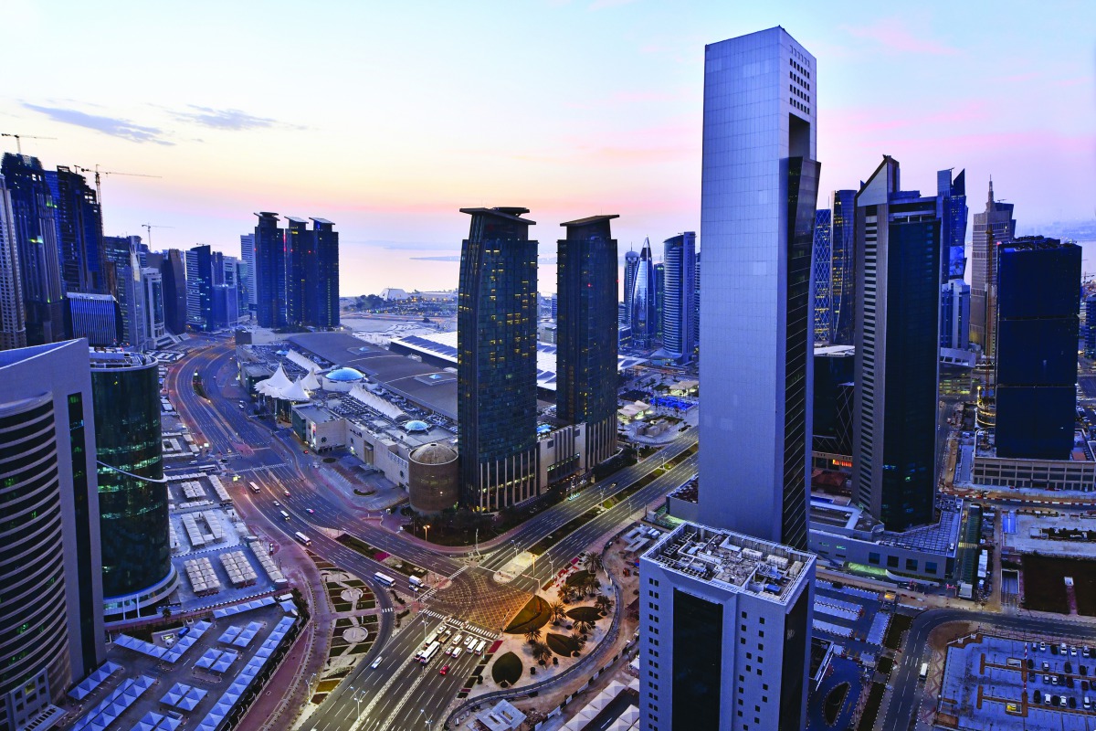 An early morning view of West Bay area skyline. Pic: The Peninsula
