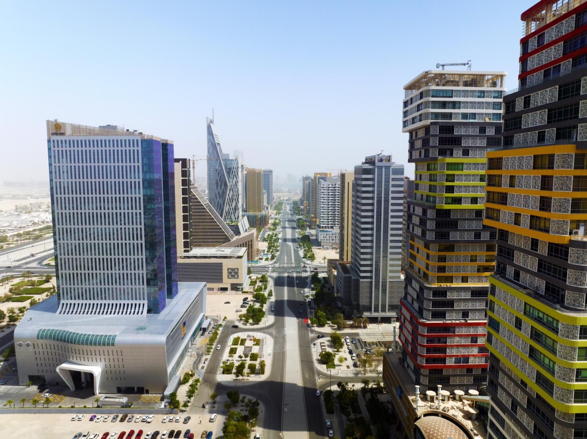 File photo of skyline in Qatar