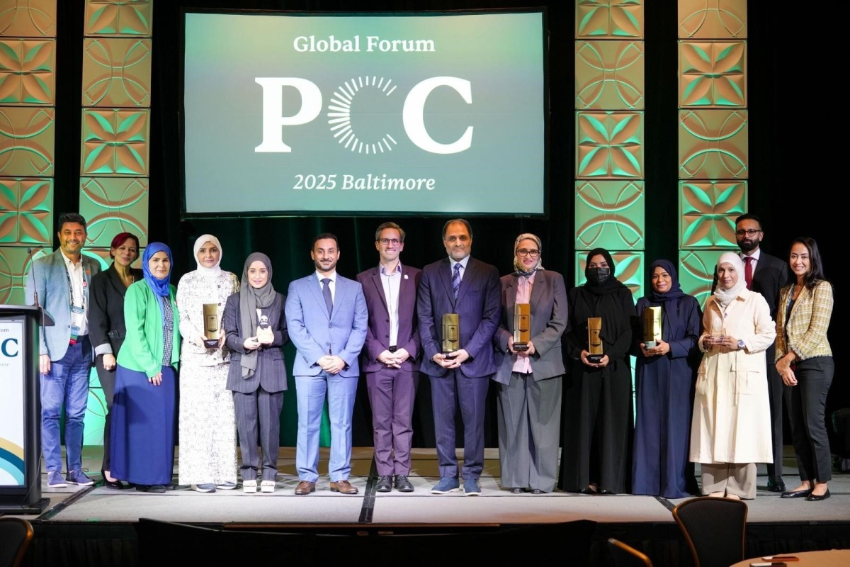 HMC leadership teams from the recognised facilities, reflecting the shared efforts of HMC staff in advancing person-centered care across the organization.